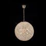 Diamonds R Forever Large Gold Crystal Ball Chandelier - 2 Sizes